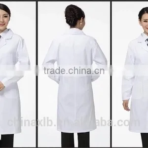 Men Blue Cotton Medical Work Uniform / Nurse Staff Scrub Suit Design / Navy White Uniform thumbnail-2