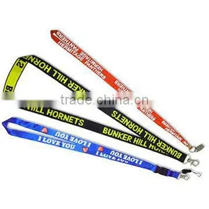 Custom Logo Polyester Fabric Heat Sublimation Lanyards thumbnail-1