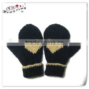 Fashion Knitted Acrylic Jacquard Mittens thumbnail-1