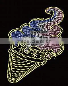 Ice Cream Cone Rhinestone Iron on Transfer thumbnail-2