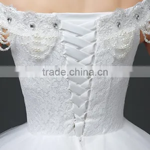 MGOO Customized Made High Quality Vintage Church Wedding Dress Romantic Bridal Speical Day New Models thumbnail-5