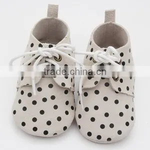 Dark Spot Cheap Leather Shoes Leather Flat Infant Shoes thumbnail-1