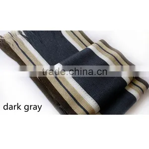 New Arrival Cheap Price High Quality Wool Knitting Design Men's Winter Warm Scarf thumbnail-3