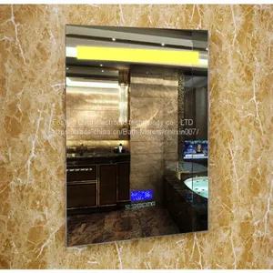 Bathroom Mirror With Time & Radio Display thumbnail-3