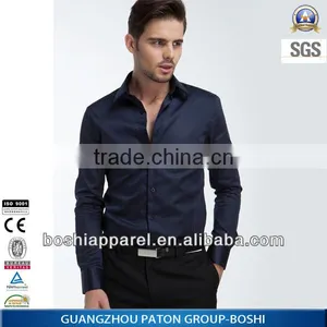 Sexy Black Mens Casual Shirts ,Custom Shirt ,Available Color thumbnail-1