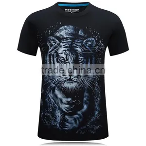 3D Cheaper Men's Tshirt Printing Cotton Custom Tshirt thumbnail-1