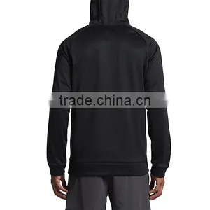 2017 Fashion OEM Men Breathable Athletic Jogging Sports Dri Fit Training Hoodies Wholesale thumbnail-4