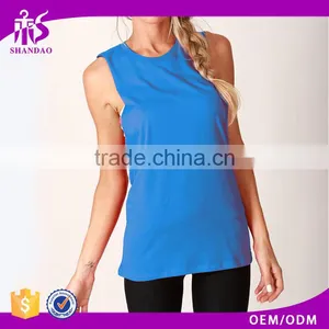 2016 Guangzhou Summer 100% Bamboo Fiber Printed Plain Dyed Wholesale Tops For Women thumbnail-1