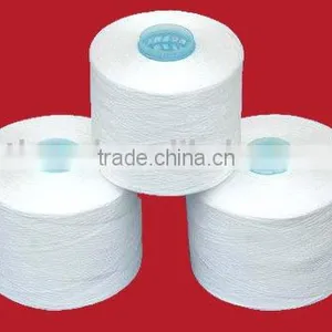 T20S/2 High Quantity 100% Spun Polyester Raw White Sewing Thread thumbnail-1