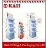 Art Paper, Offset Paper, Wood-free Paper Double Sizes Cardboard Display Stand With Paper 4-Shelf thumbnail-1