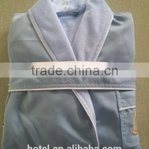Wholesale Hotel OSFA Microfiber Bathrobe thumbnail-4