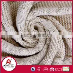 Luxury Promotion Bedding 100% Acrylic Knitted Mohair Throw Blanket thumbnail-6