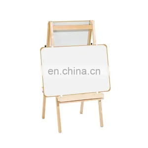 Double Sided Wooden Painting Board Stand for Children thumbnail-3