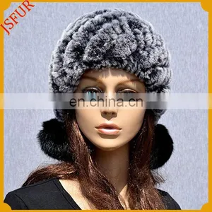 Fur Pom Poms Wholesale Rabbit Winter Fur Hat thumbnail-2