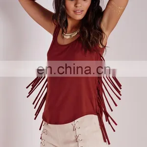 Women's Newest Fringe Side Vest thumbnail-1