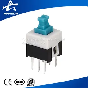 KFC 7*7 6 Pins Self-locking&non-lock Small Plastic Electronic Switch Tact Switch Push Button Switch thumbnail-5