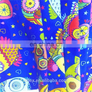 Cartoon Print Cotton Combed Knitted Printed Lycra Jersey Stretch Fabric thumbnail-1