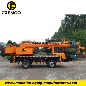 6 Ton Small Lorry Truck Crane,telescopic Boom Lorry Crane Homemade Chassis thumbnail-3
