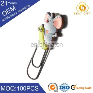 Hot Sell Unique Customized Design Anime Logo Paper Clip Metal Paper Clip Holder thumbnail-4