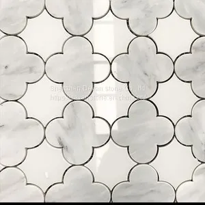 Marble Bathroom Floor Mosaic Tiles thumbnail-1
