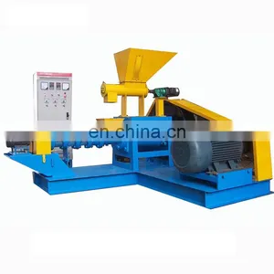 Wet Type Floating Fish Feed Processing Machine Plant For Sale/Pet Food Extruder thumbnail-1