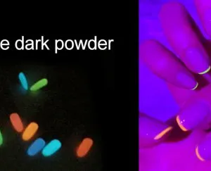 ShiningLife Brand New Invention Acrylic Nail Liquid Glow in Dark Dipping Powder Dip Powder Private Label thumbnail-2