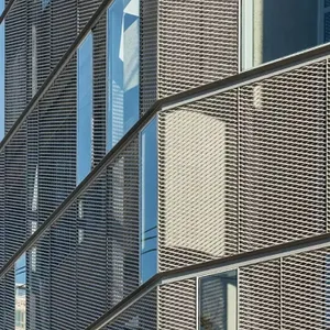 Diamond Hole Expanded Metal Mesh Sheets Aluminum Decorative Wire Mesh Manufacturer thumbnail-2