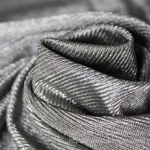 WIFI RF Radiation Shielding Silver Fiber Fabric EMF Identity Theft Blocker RFID Blocking Cloth thumbnail-1