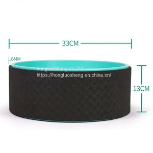 Factory Supply Custom Design 13inch Cork Yoga Wheel for Back Pain thumbnail-2