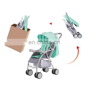 High View One Hand Fold Pocket Safety Newborn Baby Carriage Stroller thumbnail-1