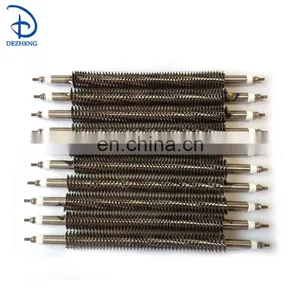 230V 1500 1 Meter Finned Heater Spiral Heating Element for Air Duct thumbnail-4