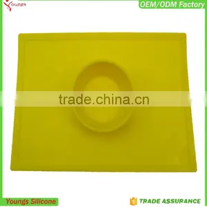 Silicone Placemats Table Dog Bowls Kitchen Table FDA Dish Pad Grip With Bowl Quality Choice thumbnail-1