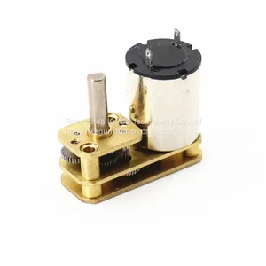 U Shape 24mm Small Diameter DC Gear Motor,12v DC Motor N20 With Micro Gear Box ,Auto Lock GEAR Motor With Encoder thumbnail-2