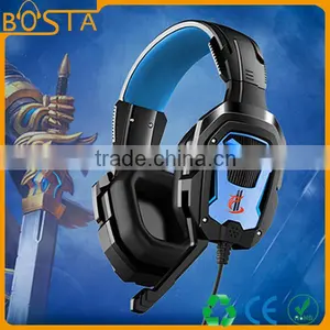 USB Stylish Good Quality Promotional Stereo Gaming Headsets With Microphone thumbnail-2