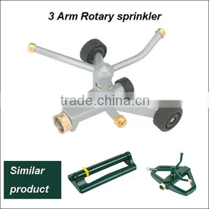 (8-20601) Competitive Price Green 3 Arms Rotating Sprinkler, Rotate Sprinkler, Rotation Sprinkler thumbnail-2