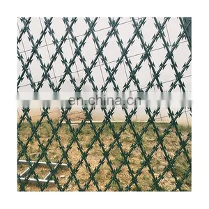 High Security Fence Hot Galvanized Barbed Tape Concertina Razor Wire Low Price thumbnail-3