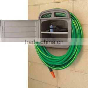 Garden Plastic Hose Hanger With Storage Cabinet thumbnail-1