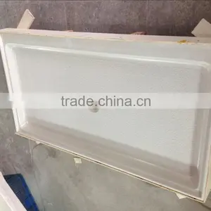 30''x60'' Cultured Marble Shower Pan, Cultured Marble Shower Base, Cultured Marble Shower Tray thumbnail-3