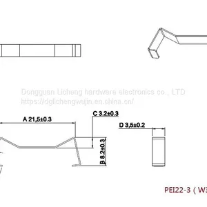PEI22-3(W3.5) CLIP,EE22 CLAMP,EI22 CORE CLIPS,material Stainless Steel,Spot Sales. thumbnail-2