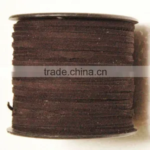Split Leather Cord Suede Brown thumbnail-1