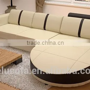 Contemporary Furniture Top Grain Leather Living Room Sofa thumbnail-4