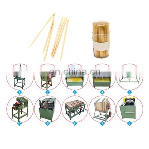 Wooden Toothpicks Product Line Bbq Stick Making Machine thumbnail-1