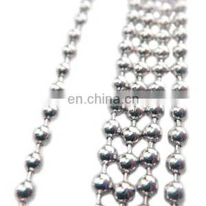 Fashion High Quality Metal Bead Chain Stainless Steel Ball Chain 6mm thumbnail-1