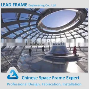 Beautiful Steel Space Truss Space Frame for JIS Building Glass Dome thumbnail-5