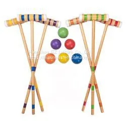 Original Croquet Game Set Wooden Mallet Game for Adults and Kids thumbnail-2