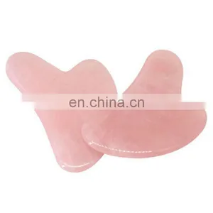 Heart Shaped Pink Quartz Gua Sha thumbnail-4