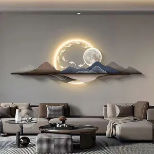 The Living Room Has a Backing Sofa and a Picture of Nine Fishes16 thumbnail-2