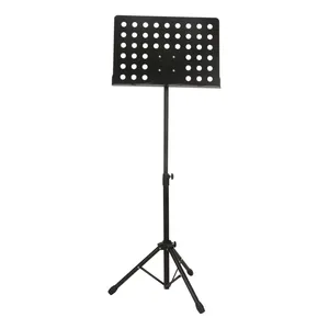 P-05 Musical Instruments Accessories Professional Music Stand Iron Adjustable Height Stable High Quality Steel Music Stand thumbnail-2