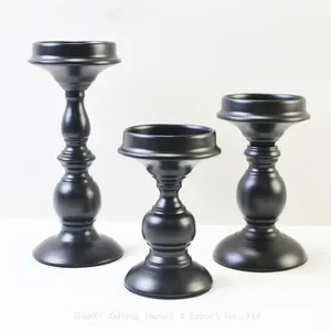 Retro Candlestick Home Restaurant Gold Candlestick Dinner Desktop Decorative Wrought Iron Candlestick Ornaments thumbnail-4