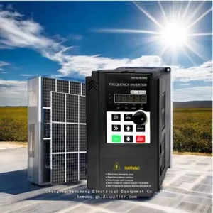 Hybrid Power Inverter DC to AC 3-Phase 380V/220V MPPT Solar Water Pump VFD With Variable Frequency Triple Output LED Display thumbnail-3